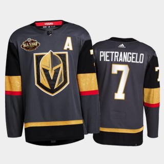 Vegas Golden Knights Alex Pietrangelo 2022 All-Star Jersey Black Alternate Primegreen Uniform