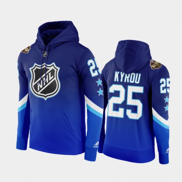 Jordan Kyrou St. Louis Blues 2022 NHL All-Star Blue Las Vegas Hoodie #25