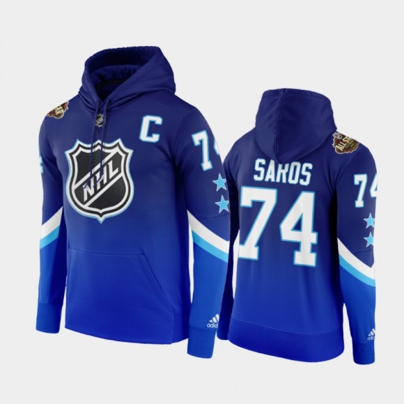 Juuse Saros Nashville Predators 2022 NHL All-Star Blue Las Vegas Hoodie #74