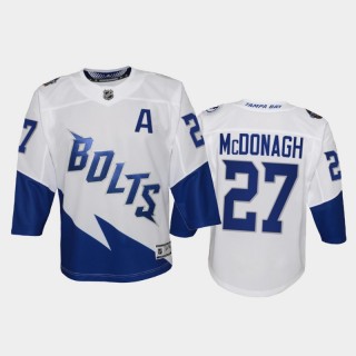 Ryan McDonagh #27 Lightning 2022 Stadium Series White Youth Fanatics Jersey