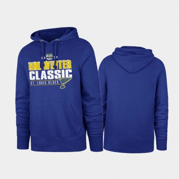 St. Louis Blues 2022 Winter Classic Men Blue HEADLINE Hoodie