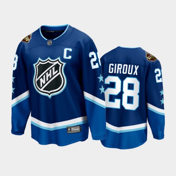 Claude Giroux #28 Philadelphia Flyers 2022 NHL All-Star Game Blue Jersey