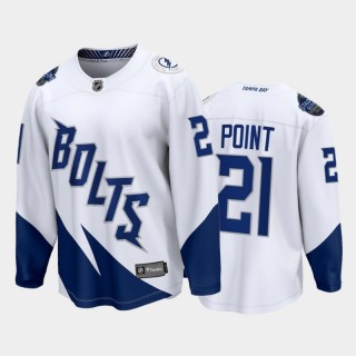 Tampa Bay Lightning #21 Brayden Point White 2022 Stadium Series Fanatics Jersey