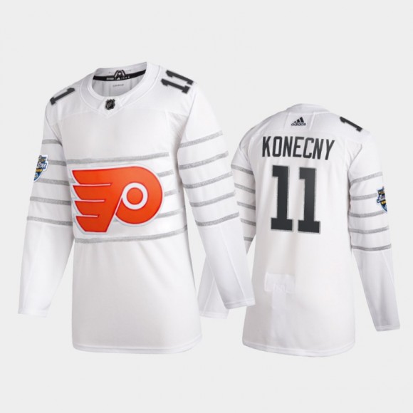 Philadelphia Flyers Travis Konecny #11 2020 NHL All-Star Game Authentic White Jersey