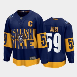 Roman Josi Nashville Predators 2022 Stadium Series Navy Fanatics Jersey