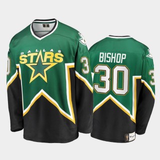 Dallas Stars Ben Bishop #30 Heritage Vintage Green Breakaway Player Premier Jersey