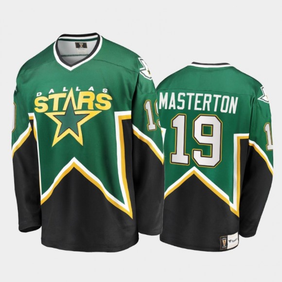 Dallas Stars Bill Masterton #19 Heritage Vintage Green Breakaway Player Premier Jersey