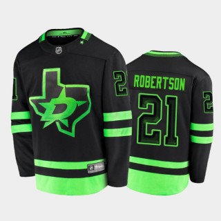 Men's Dallas Stars Jason Robertson #21 Alternate Black 2021 Jersey