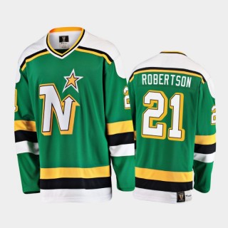 Men's Dallas Stars Jason Robertson #21 Heritage Green 2021 Jersey