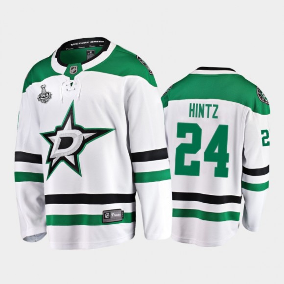 Dallas Stars Roope Hintz #24 2020 Stanley Cup Final White Breakaway Player Away Jersey