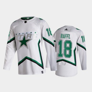 Dallas Stars Michael Raffl #18 2021 Reverse Retro White Special Edition Jersey