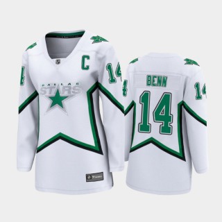 Women Dallas Stars Jamie Benn #14 2021 Special Edition Jersey - White